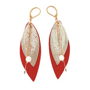 POP oorbellen rood