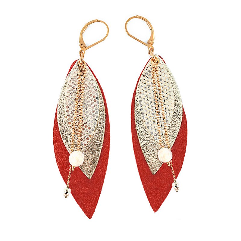 POP earrings red