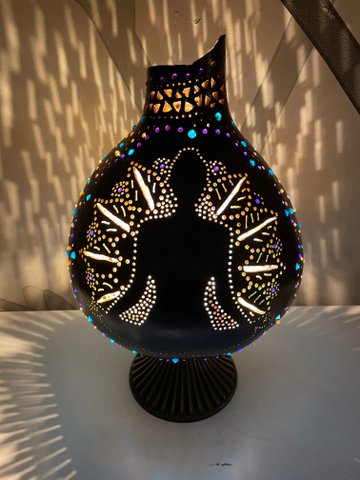 Gourd Lamp - Buddha