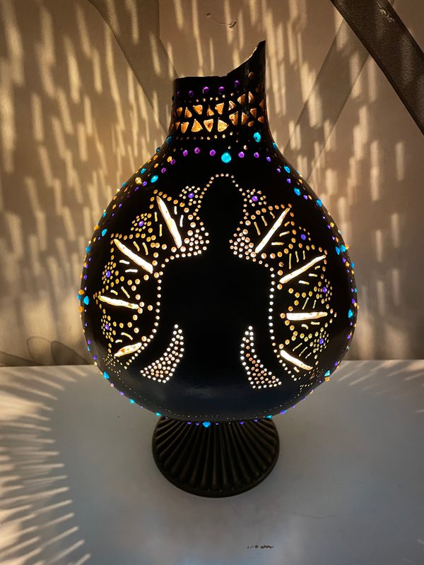 Kürbislampe - Buddha