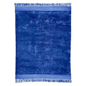 Vloerkleed Velvet Touch, donkerblauw, 100% viscose, 160x230 cm