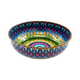 Metalen kom - Mandala 3 - Medium - 9 cm