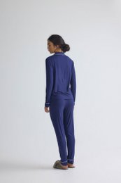 Bamboo Long Pyjama Set in Midnight