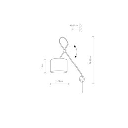 VIPER WHITE wall lamp