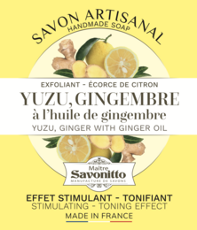 YUZU- og GINGER sæbe + citronskal exfoliant
