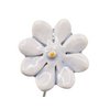Daisy flower ceramic mini light blue 2.5 cm