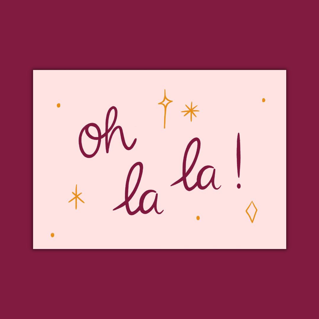 WENSKAART - Oh la la