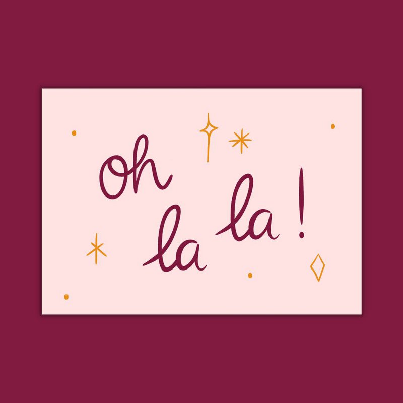 WENSKAART - Oh la la