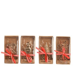 Decoris Flesopener kerstfiguur 4ass