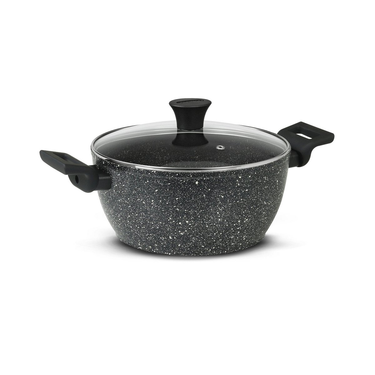 Flonal Pietra Lavica Casserole 2 h. + couvercle en verre