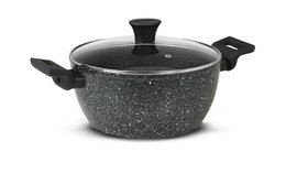 Cazuela de Flonal Pietra Lavica 2 h. + tapa de cristal