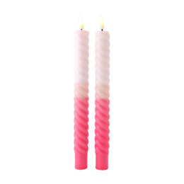 Vela LED en forma de remolino Amour Toujours - Juego de 2