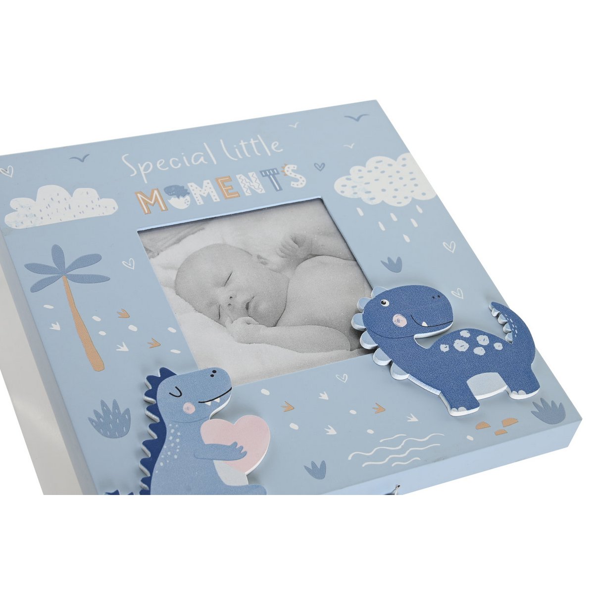 MDF DOOS 20X20X10 BLAUW DINOSAURUS LI205887