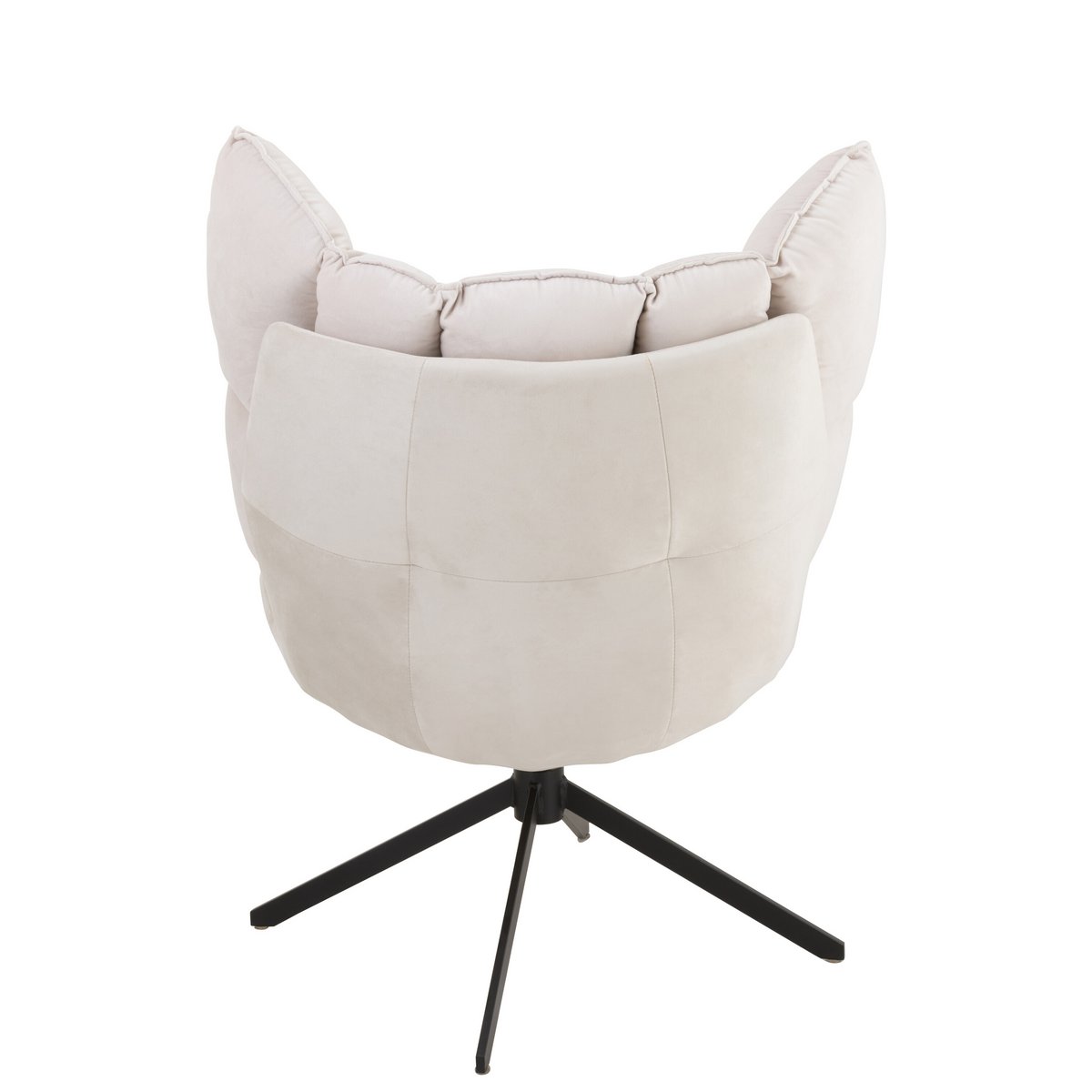 Krzesło J-Line Relax Cushion On Frame - tkanina/metal - beż