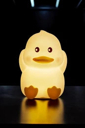 Silikonowa lampka nocna dla dzieci w kształcie kaczki