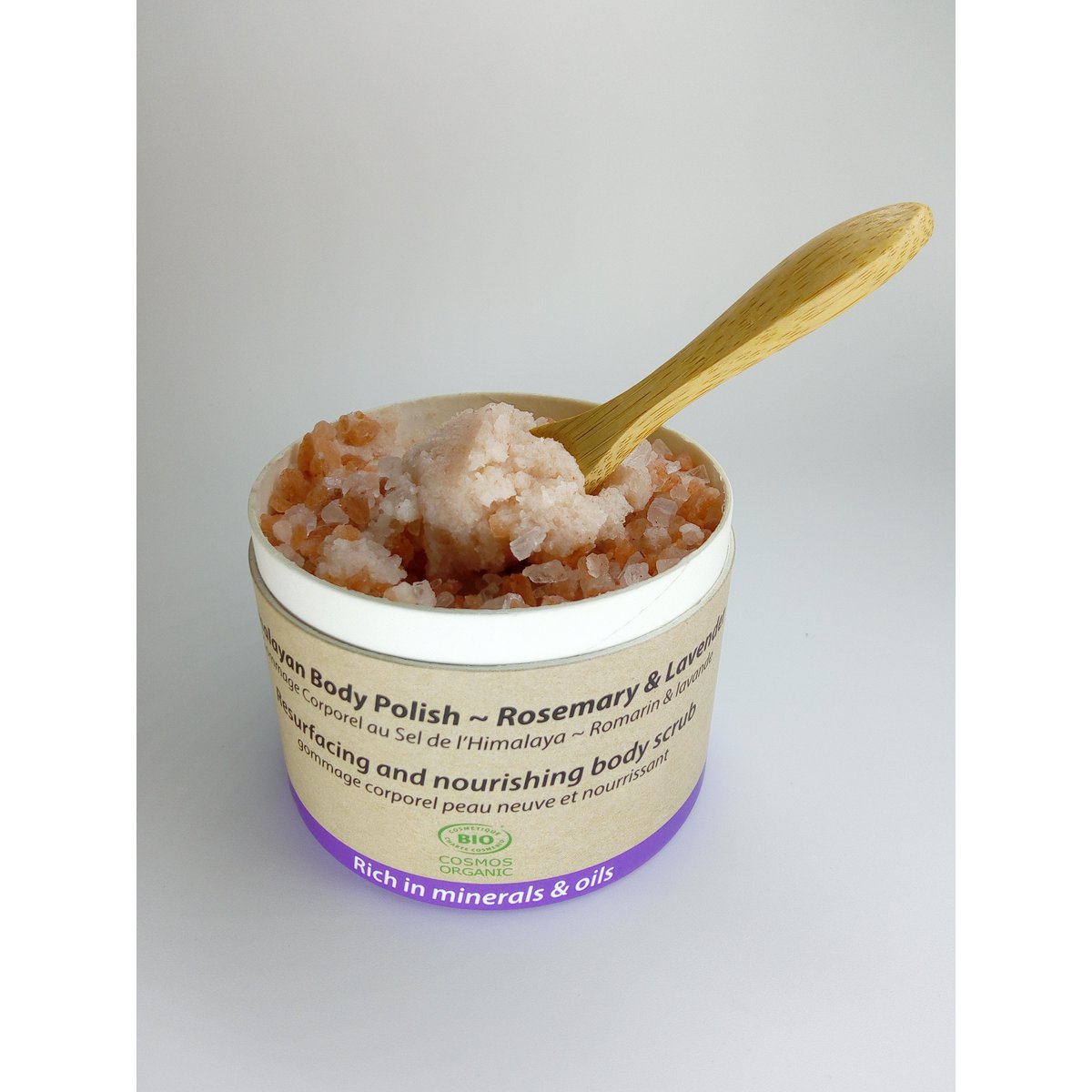 Organic Certified Body Polish Exfoliant - Lavender & Rosemary 200ml - 1 piece