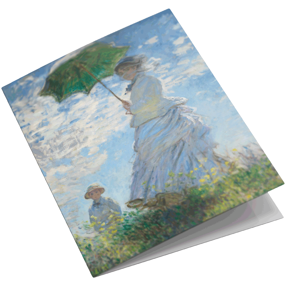 Jeu de cartes de voeux Claude Monet