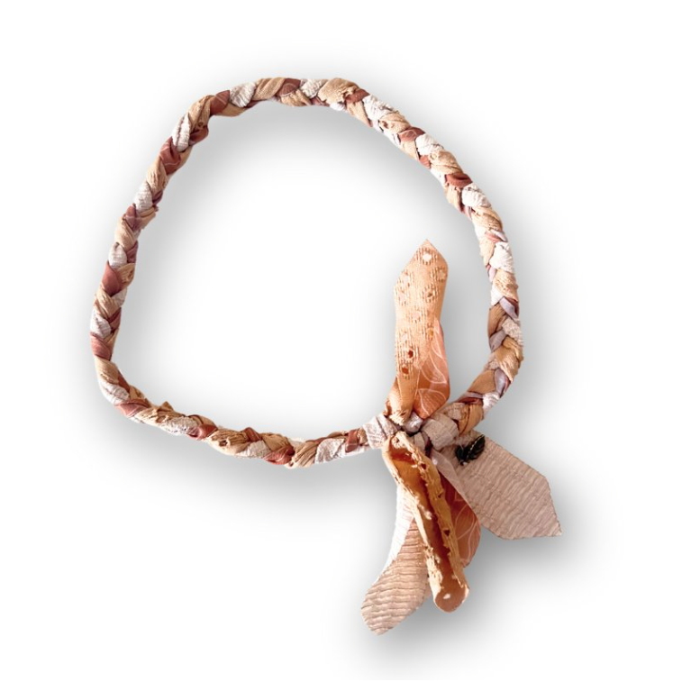 Collana Bandana "Beige caldo"