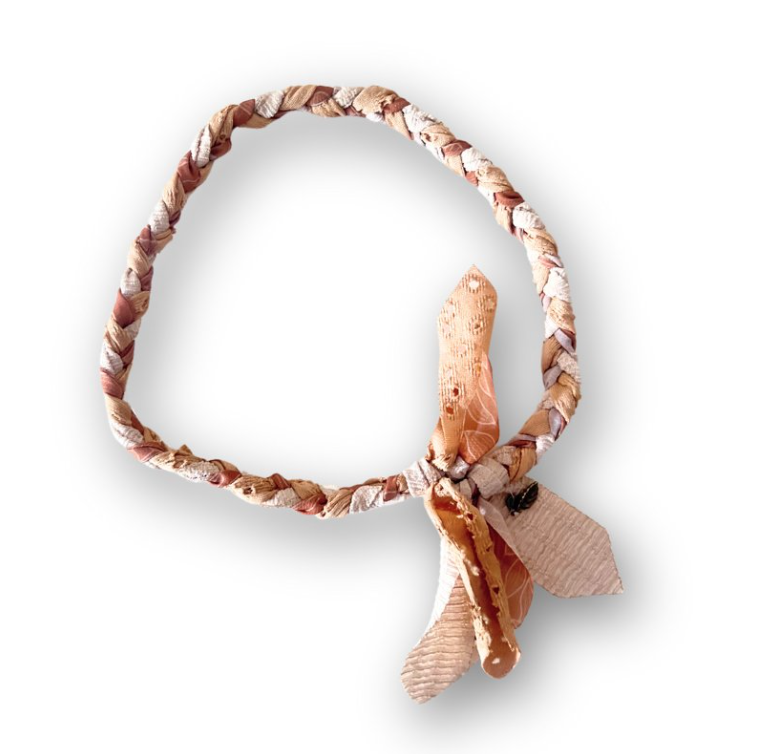 Collier Bandana "Beige Chaud"
