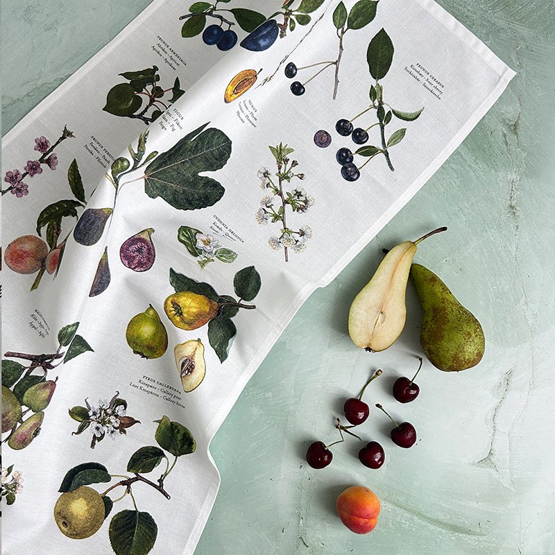 Organic tea towel - Fruit