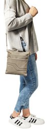 Women's handbag "Crossbody Bag" made of imitation leather, beige