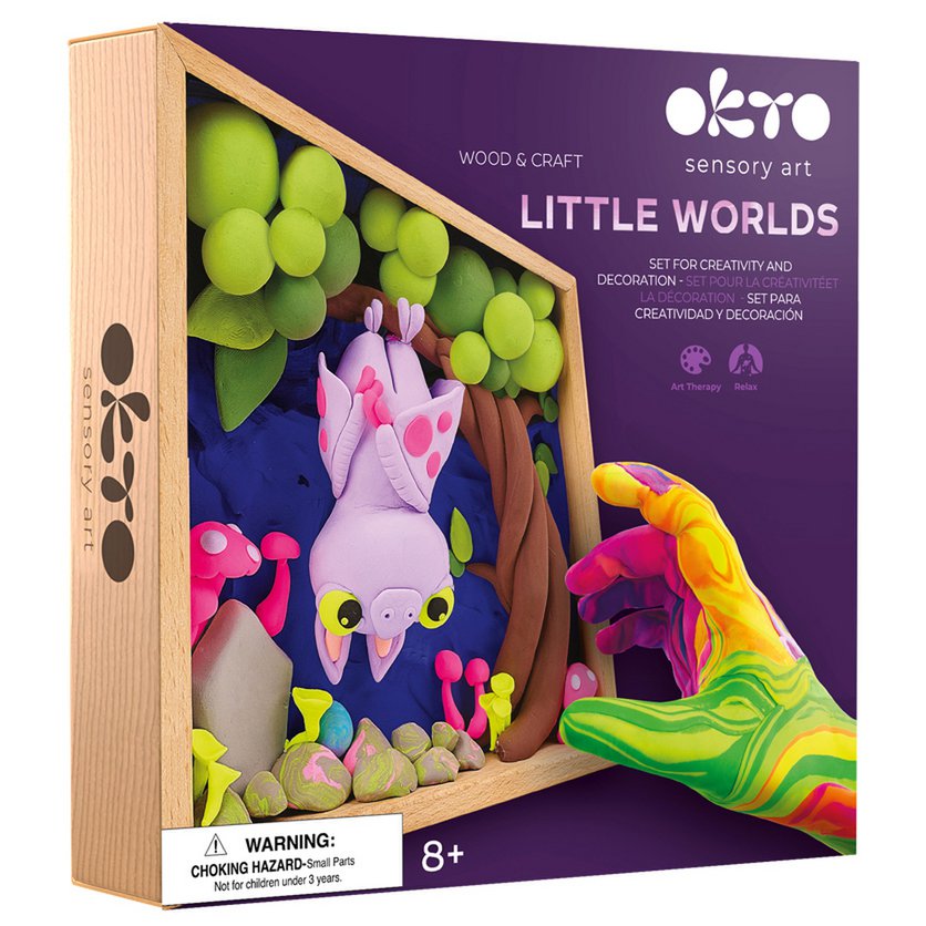 Okto Sensory Art Wood And Craft - Small World - Bat