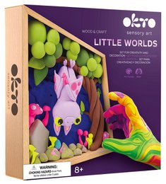 Okto Sensory Art Wood And Craft - Small World - Bat