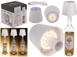 LED bottle lamp, white, 3 modes (on/off/dim.),