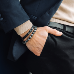 Men's EAGLE EYE Beaded Bracelet