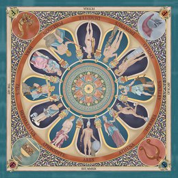 The Olympian Gods 100% silketørklæde (2 farver)