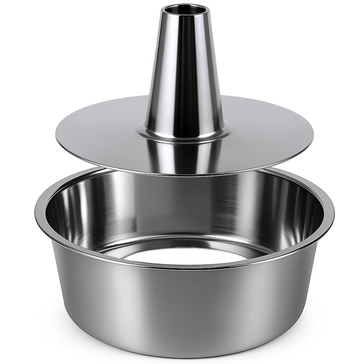 Stainless steel gugelhupf and angel cake mold 26 cm