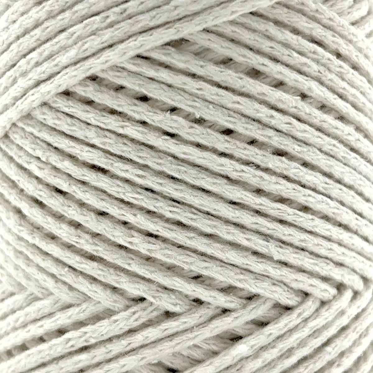 Sensy Premium 2 mm - 160 yards 100 % genanvendt bomuldsmacrame-ledning
