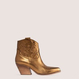 Bradley Nova Bronze Texan Ankle Boots