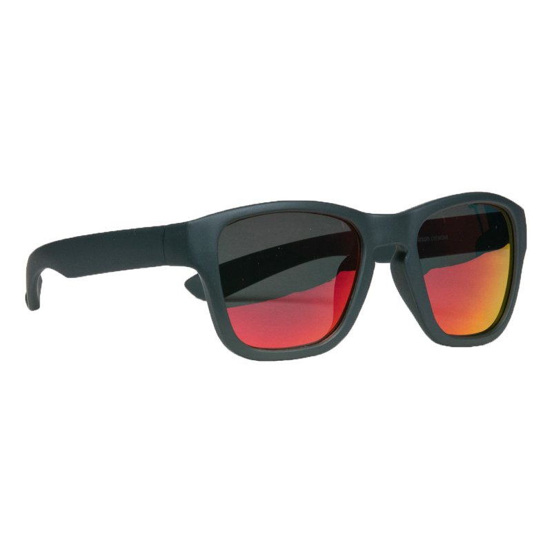 Children's sunglasses Dani 7+ years - size L - Dark gray with black / red revo coating lenses
