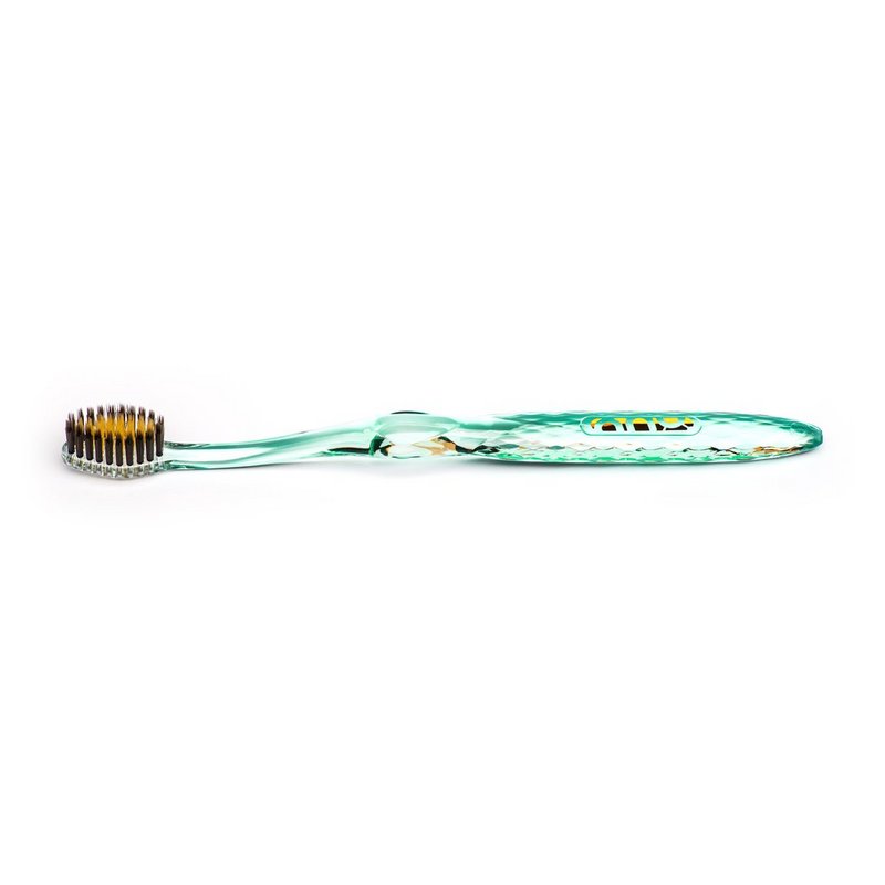 Nano-b Gold & Holzkohle Zahnbürste Grün