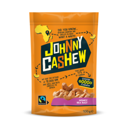 Johnny Cashew Honning Havsalt 100g
