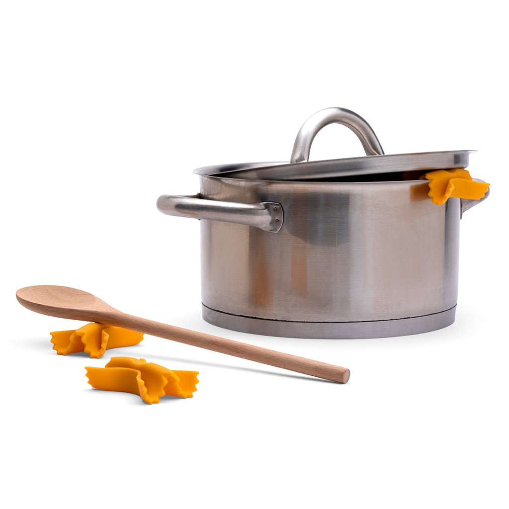 Rilascio di vapore e sottopentola a forma di pasta | Farfalle
