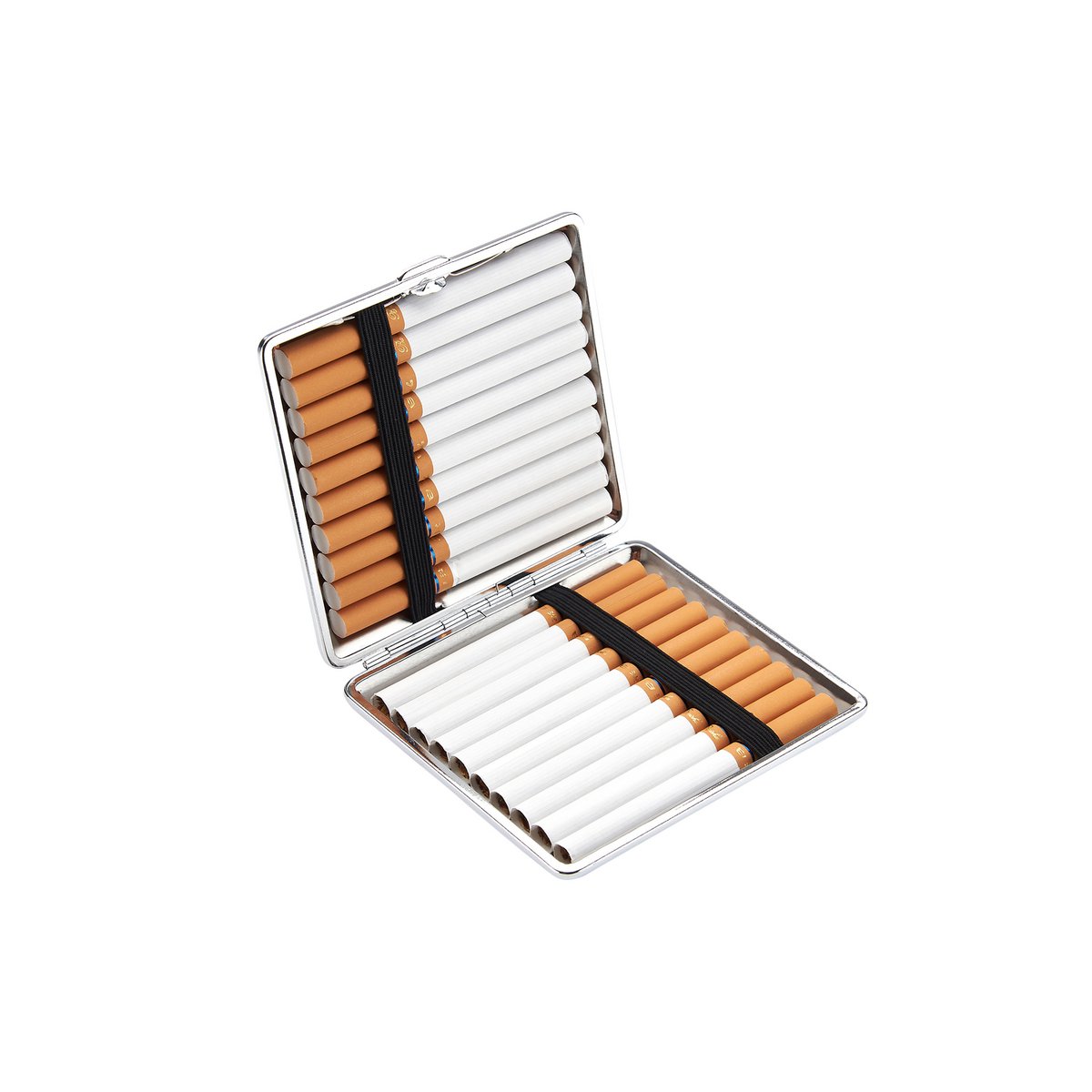 Etui cigarettes bois métal
