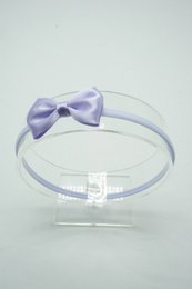 Nylon haarband satijnen strik