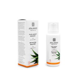 Aloe-based organic body milk with a light, moisturizing formula. Contains natural ingredients like aloe vera and orange essential oil.