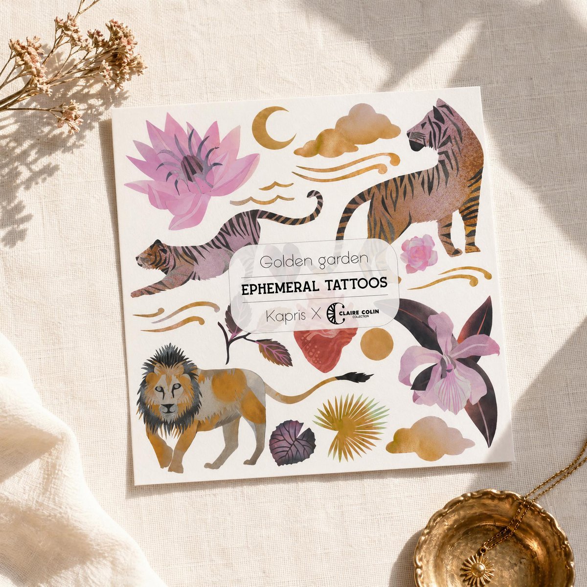 Gouden Tuin - Tijdelijke tatoeages