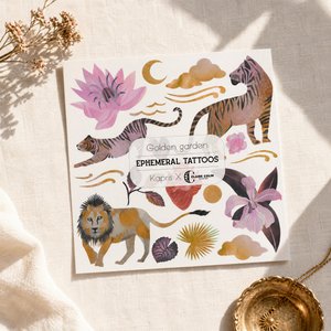 Golden Garden - Temporary Tattoos
