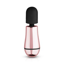 Rosy Gold - Nouveau Mini Massager, a compact and stylish personal massager in a soft pink color with a sleek, ergonomic design.