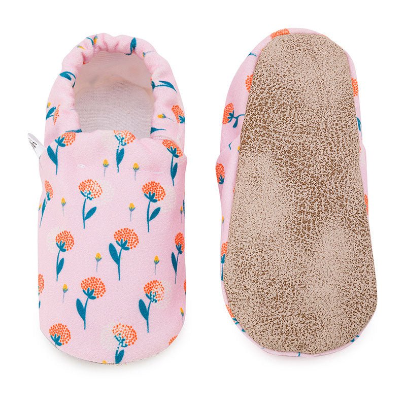 Babyschoenen - lente bloemen