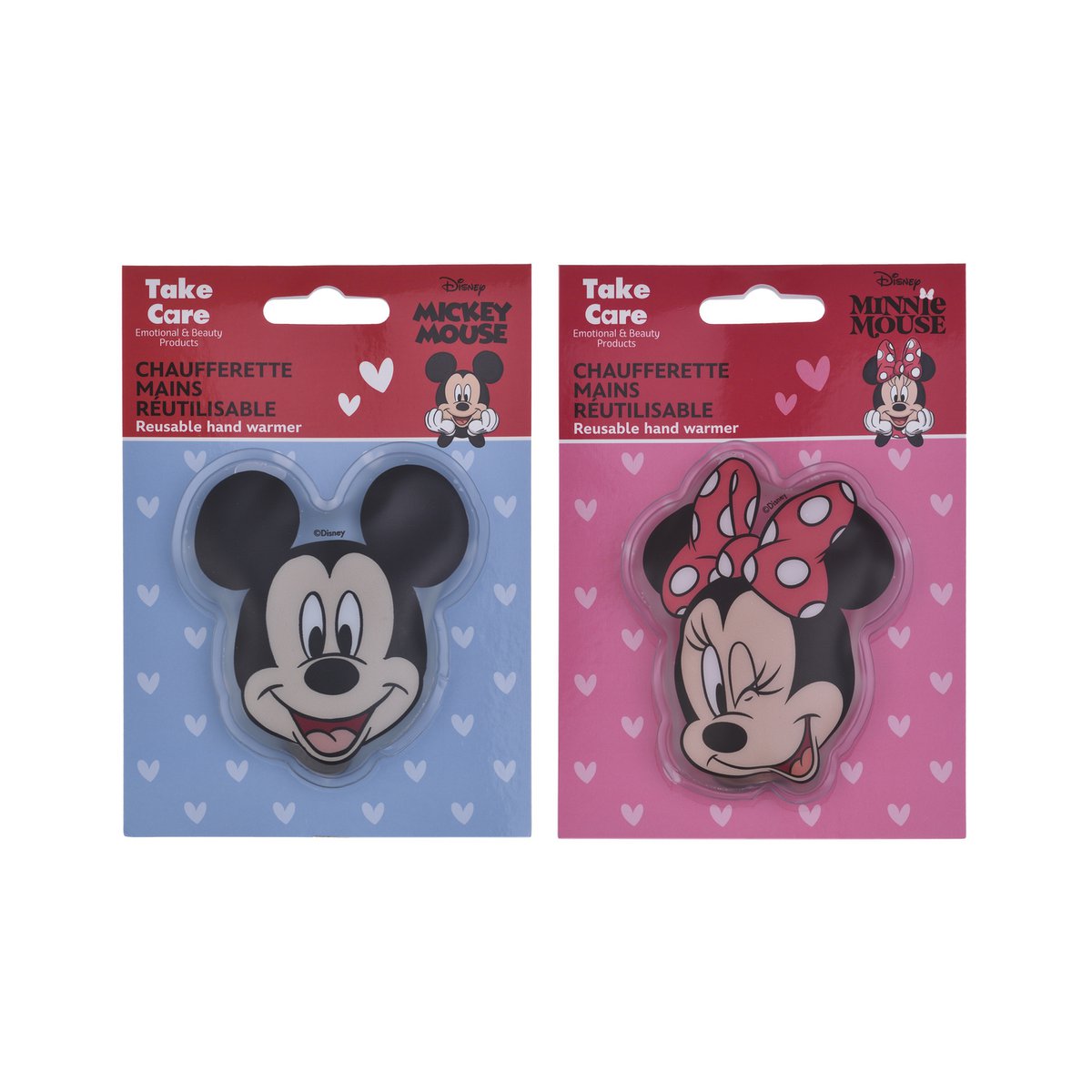 Chaufferette Mains Disney Mickey & Minnie en Blister – Assortiment 24