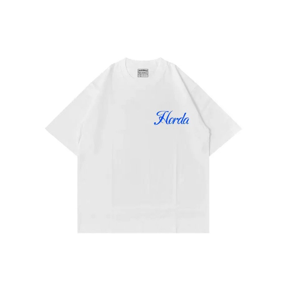 Homeless T-Shirt Bianca 100% Cotone Made in Italy