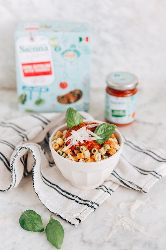 BIO-PASTA – MINI-DITALINI MIT GEMÜSE – AB 10 MONATEN – 350G