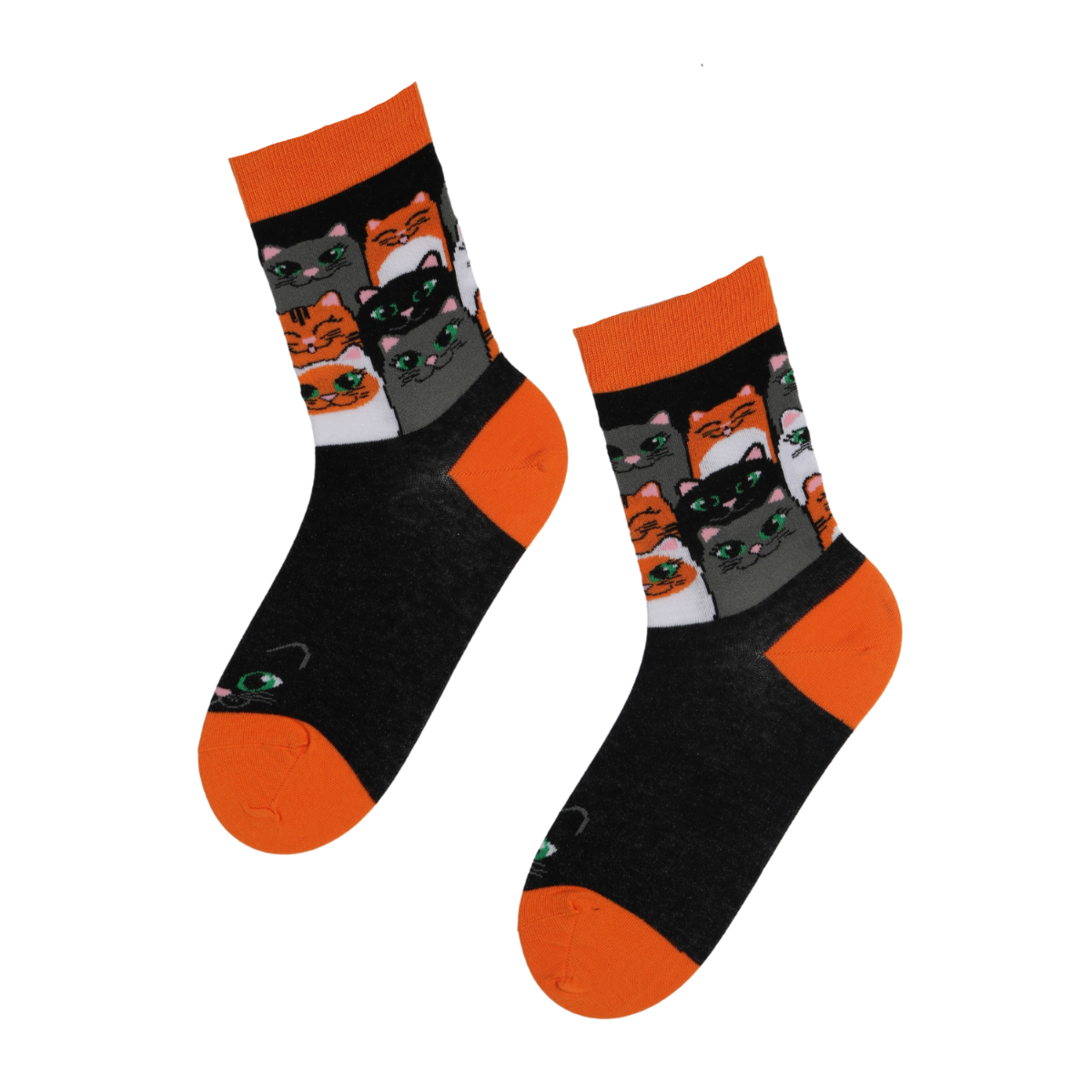 CATS PARTY funky coloridos calcetines con gatos