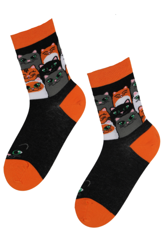 CATS PARTY funky coloridos calcetines con gatos