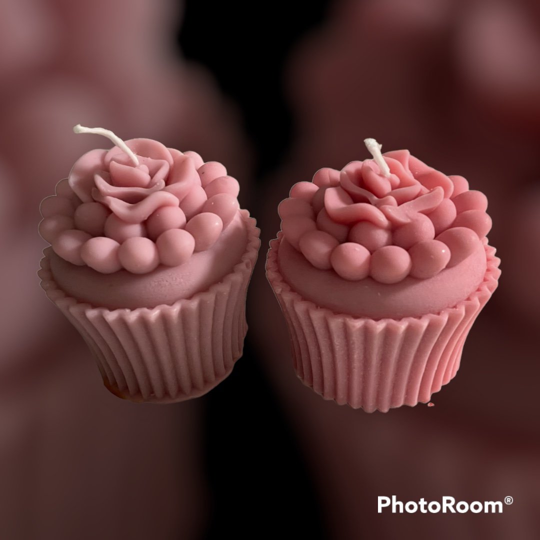 Floral Cupcake - Colour & Scent at Your Choice!